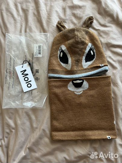 Комплект шапка и снуд molo 1-4 года