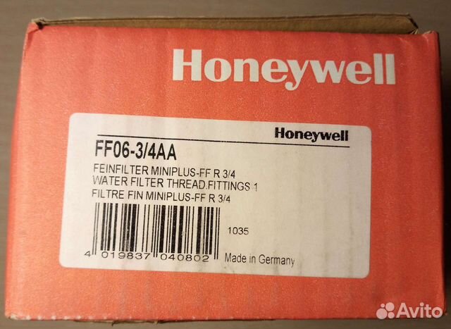 Фильтр тонкой очистки воды Honeywell