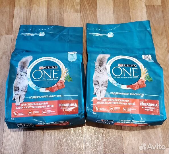 Сухой корм для кошек и котов Purina one Пурина 3кг