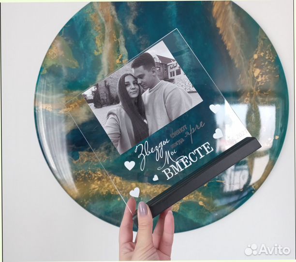 Постер рамка с фото (на стекле) art097