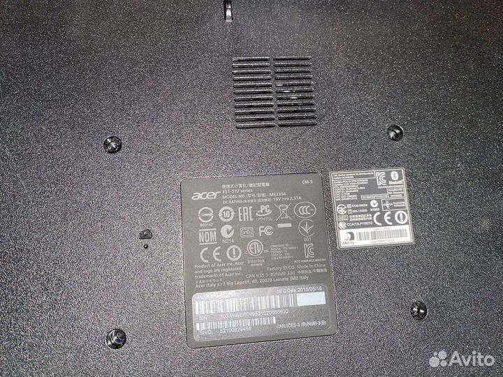 Ноутбук acer ES1-512 ms2394