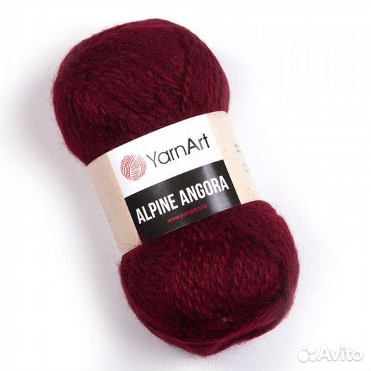 YarnArt Alpine Angora. Зимняя пряжа, шерсть 20%