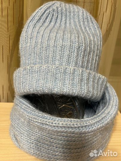 Шапка и снуд для подростка