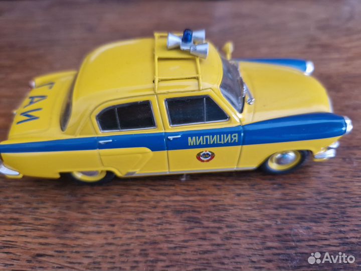 Модель Газ 21 р Волга милиция 1:43