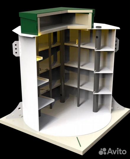 Пластиковый погреб под ключ