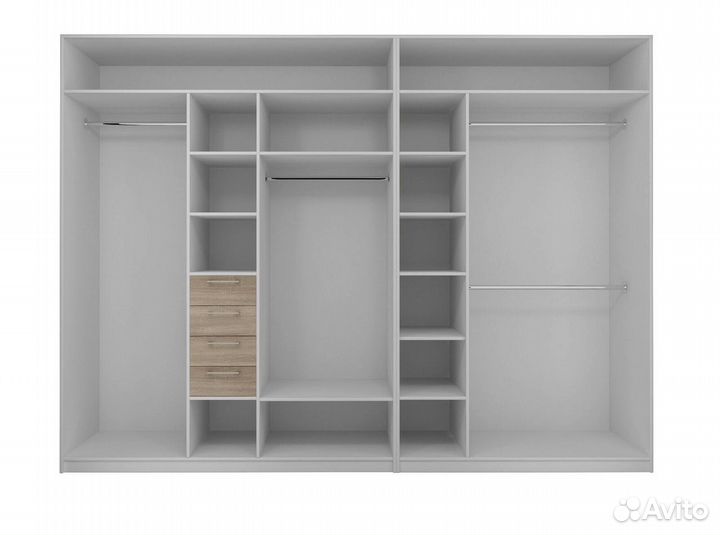 Гардеробная на заказ в рассрочкугардеробная на заказ