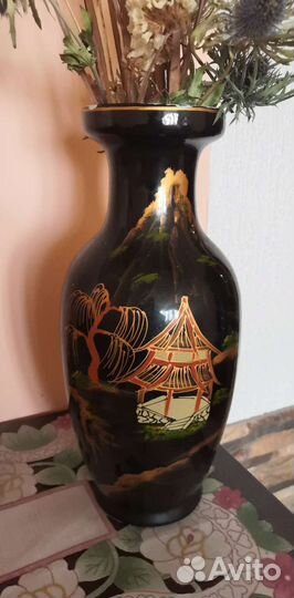 Ваза китайская для цветов, напольная