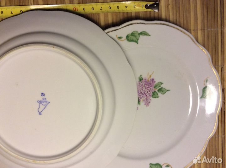 Тарелки мелкие закусочные. Дулево