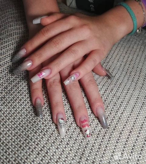 Наращивание,корекция ногтей