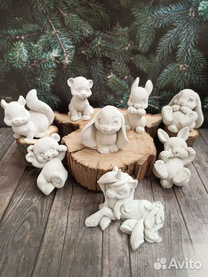 Гипсовые фигурки для раскрашивания