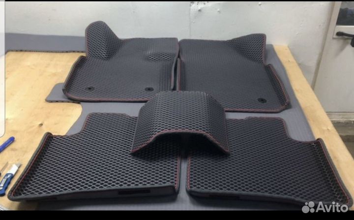 Эва коврики с бортами 3D