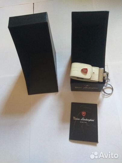 Флэшка Lamborghini Фирма Кожа 16 Gb