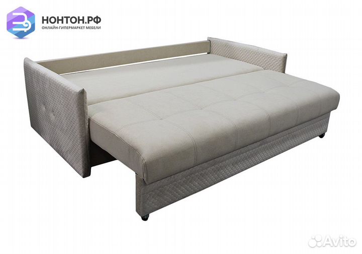 Диван еврокнижка Неаполь бежевый