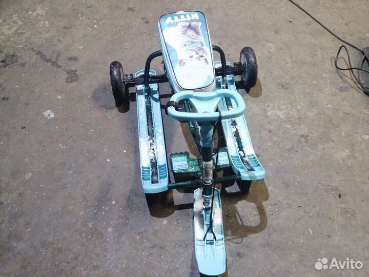 Детский Снегокат на электро приводе