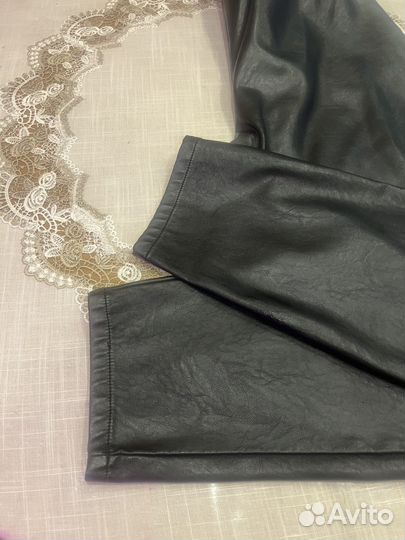 Брюки кожаные 46/48
