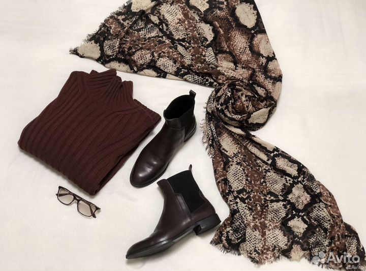 Ботинки Massimo Dutti 37 челси бордовые оригинал