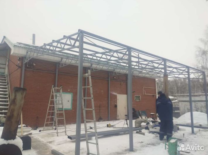 Строительство гаражей из сэндвич панелей под ключ