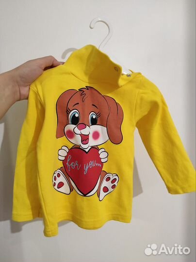 Водолазка для девочки 86