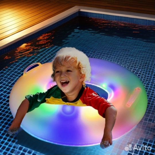 Надувной светящийся круг