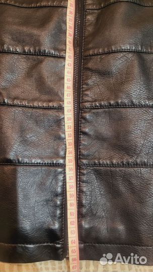 Новая демисезонная куртка, кожзам