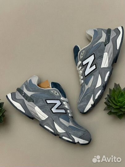 Голубые кроссовки New Balance 9060 мужские