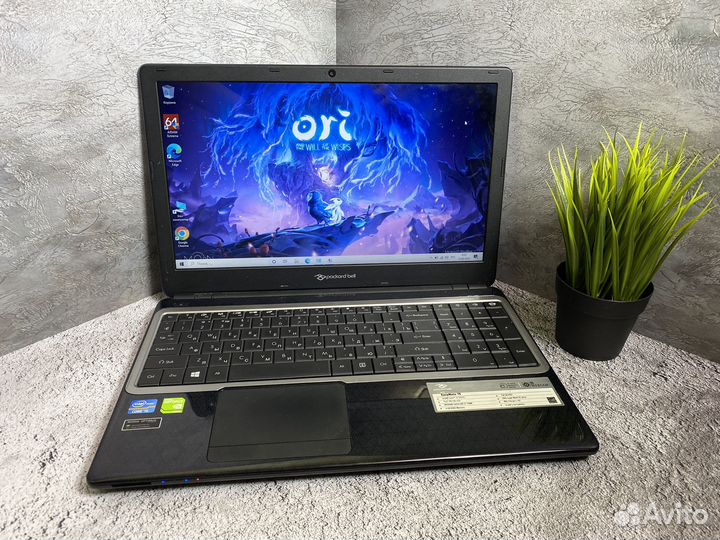 Игровой ноутбук PackardBell 2 видеокарты