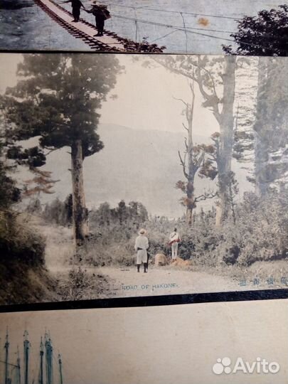 Карточка старые открытки Япония