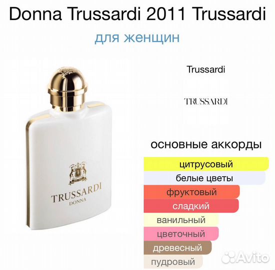 Donna Trussardi 2011 парфюм