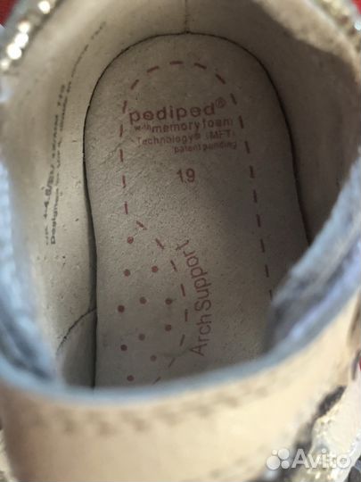 Туфельки Pediped новые р19