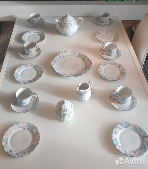 Чайный набор 6 персон (21предмет) Thun Rose