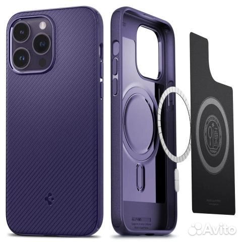 Чехол spigen mag armor на 14 pro max