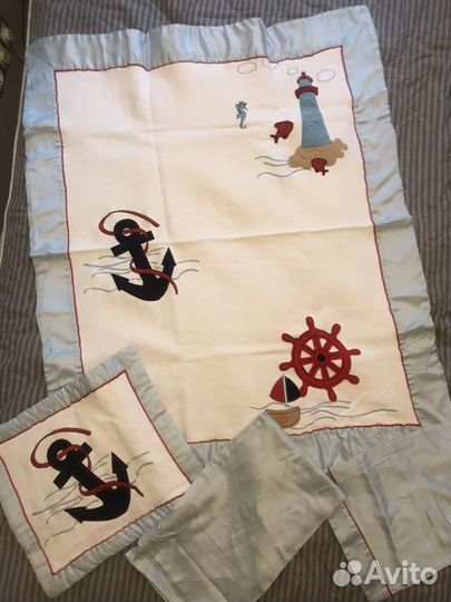 Комплект для кроватки в морском стиле