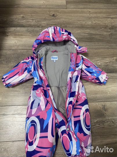 Зимний комбинезон для девочки 80