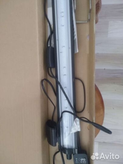 Аквариум 20 л круглый и аквариумное оборудование