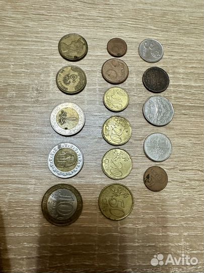 Монеты разные
