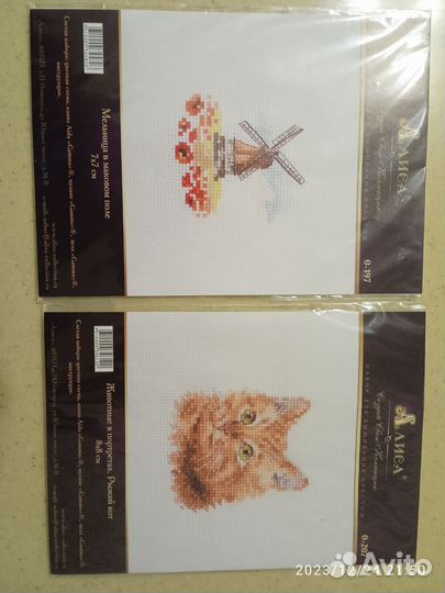 Отдам остатки наборов для вышивки крестом