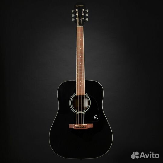 Акустическая гитара Epiphone DR-100 Ebony