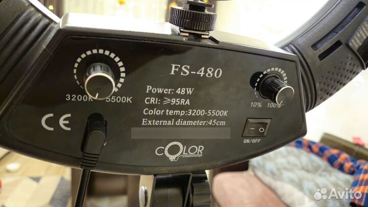 Лампа для селфи Color fs-480