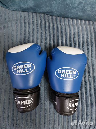 Боксерские перчатки 10 oz green hill