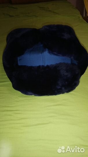 Шапка ушанка из овчины