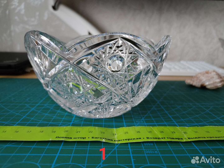 Ваза хрусталь