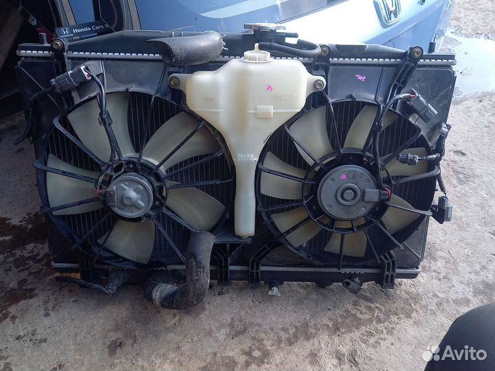 Honda Accord 7 рестайлинг диффузор радиатора