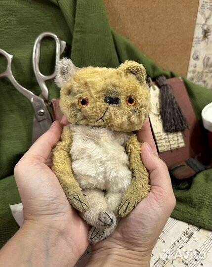 Коллекционная авторская игрушка мишка тедди