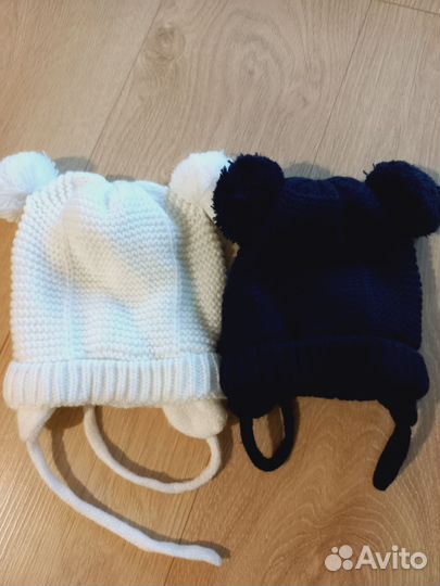 Бесплатно Шапка вязаная детская Демисезон