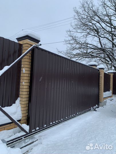 Откатные Ворота под ключ