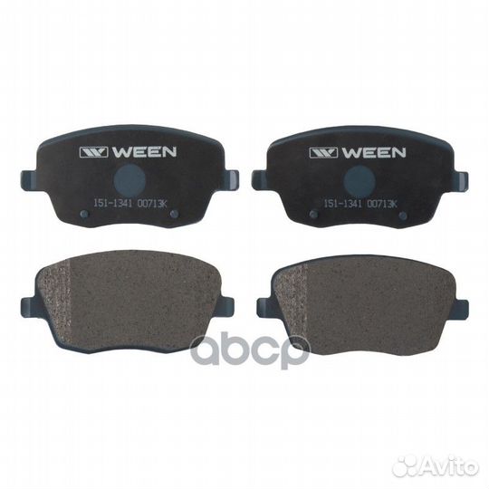 Колодки передние ween 151-1341 seat Cordoba (6L2)