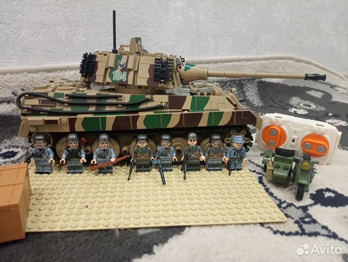 Лего модель танка, королевский тигр (тигр 2)