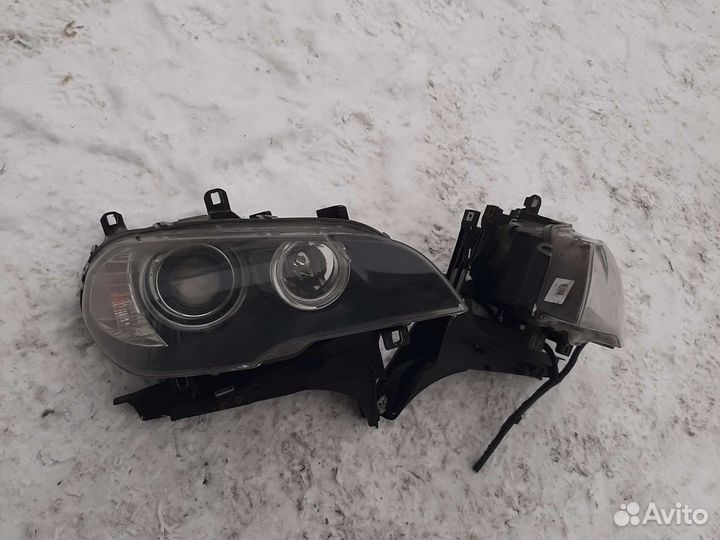 Фара бмв Х5 E70 дорестайлинг оригинал галогенная