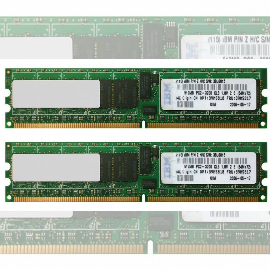 [39M5818] Оперативная Память Ibm Ddr2 1gb 39m5818
