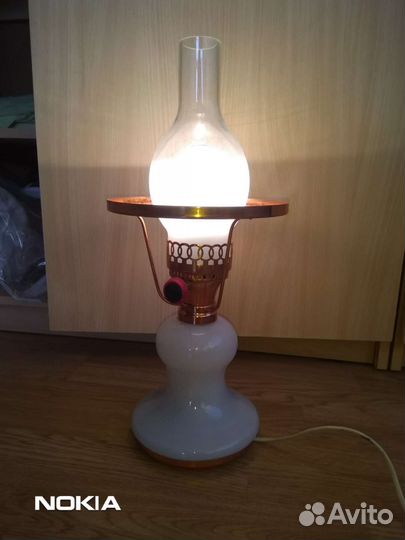 Лампа настольная СССР с регулятором яркости